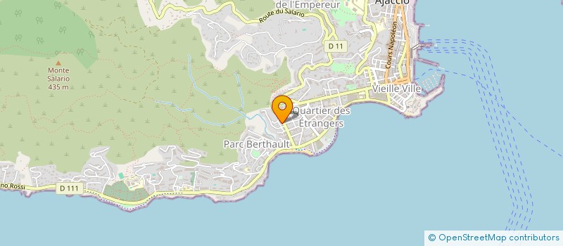 localisation de l'entreprise MOZZI DESIGN à AJACCIO