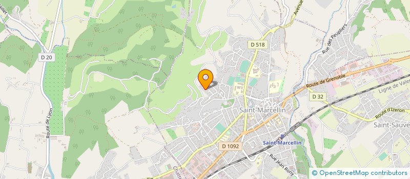 localisation de l'entreprise MP à SAINT-MARCELLIN