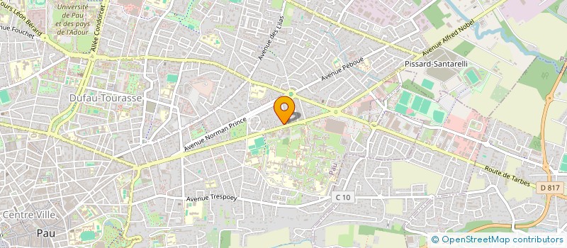 localisation de l'entreprise MP à PAU