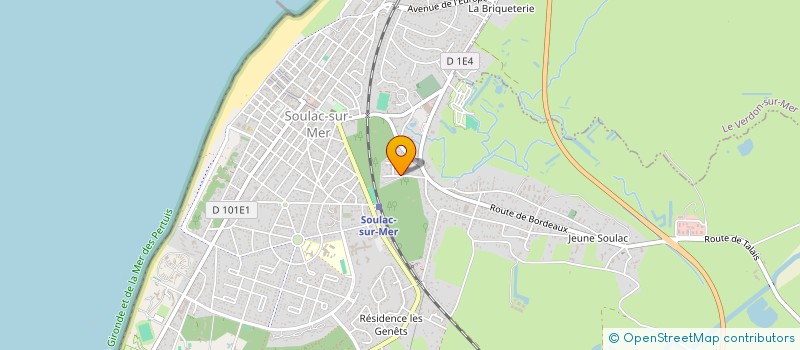 localisation de l'entreprise MP  SOULAC-SUR-MER