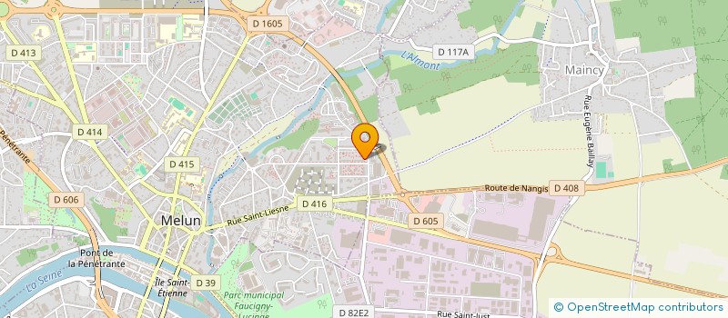 localisation de l'entreprise MP à MELUN