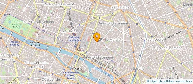 localisation de l'entreprise MP à PARIS