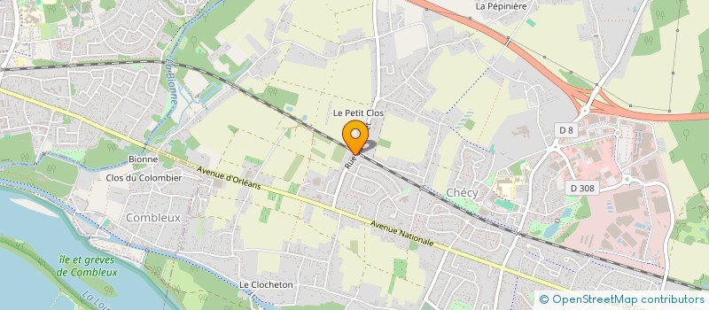 localisation de l'entreprise MP  CHECY