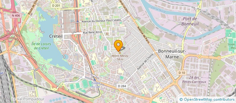 localisation de l'entreprise MP AGENCEMENT  CRETEIL