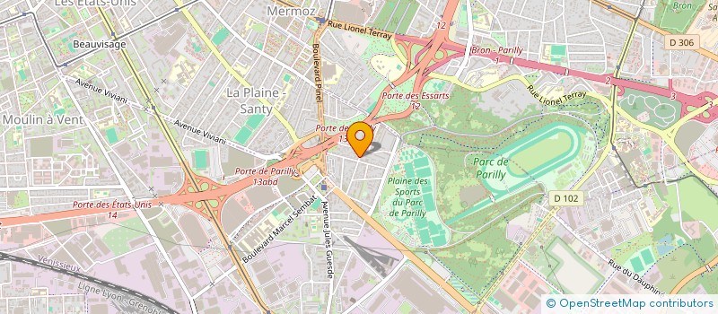 localisation de l'entreprise MP ALLOYS à VENISSIEUX