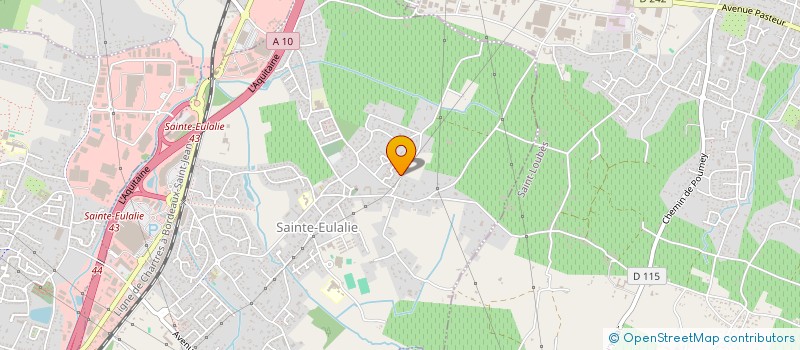 localisation de l'entreprise MP ANGELS  SAINTE EULALIE