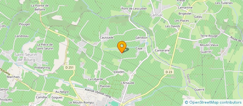 localisation de l'entreprise MP AQUITAINE FERMETURES à BOURG