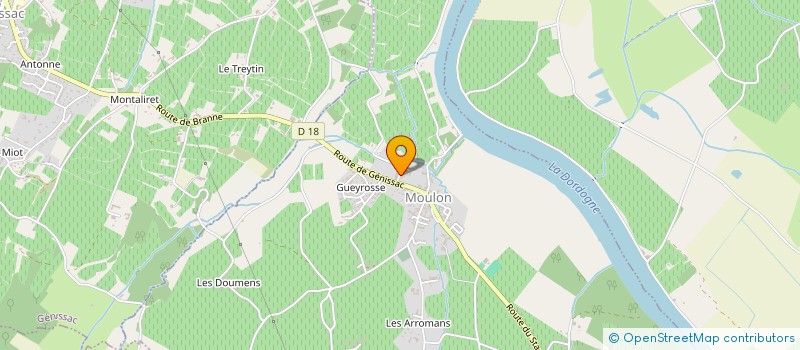 localisation de l'entreprise MP AS GFA  MOULON