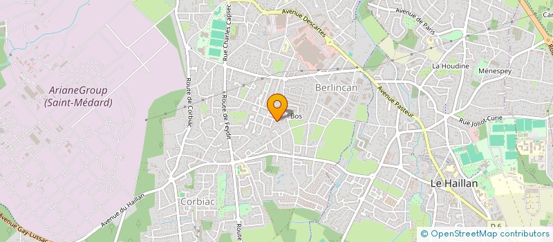 localisation de l'entreprise MP ASSOCIES  SAINT-MEDARD-EN-JALLES