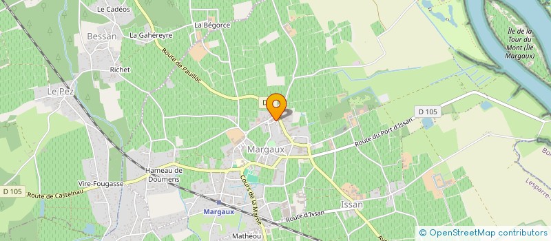 localisation de l'entreprise MP ASSUR  MARGAUX-CANTENAC