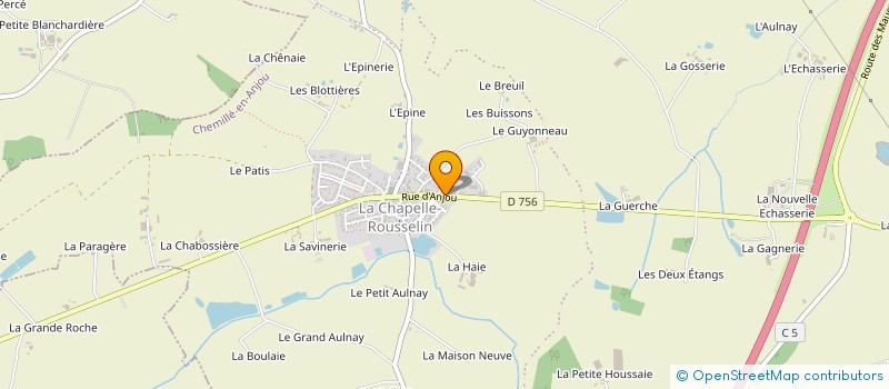 localisation de l'entreprise MP AUTOMOBILES à CHEMILLE-EN-ANJOU