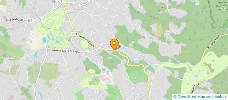 localisation de l'entreprise MP AZUR HOLDING  OPIO