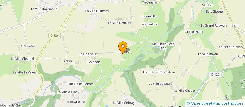 localisation de l'entreprise MP BACHES  GUEGON