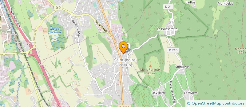 localisation de l'entreprise MP BARDAGE EXPRESS à SAINT-JEOIRE-PRIEURE