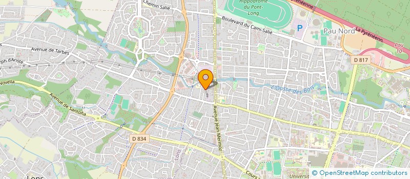 localisation de l'entreprise MP BAT à LONS