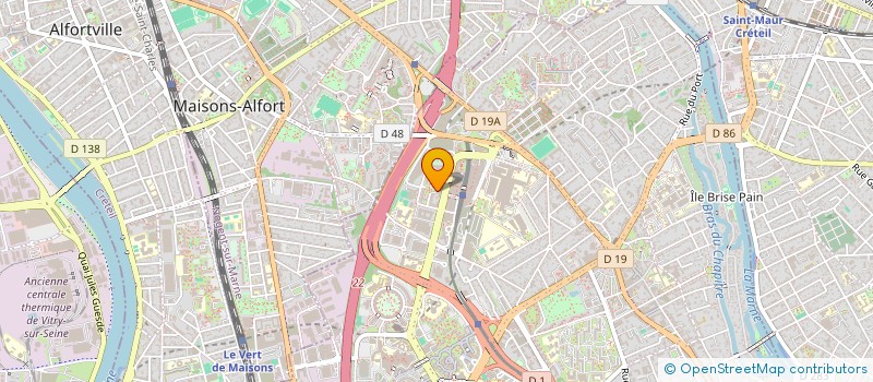 localisation de l'entreprise MP BAT  CRETEIL