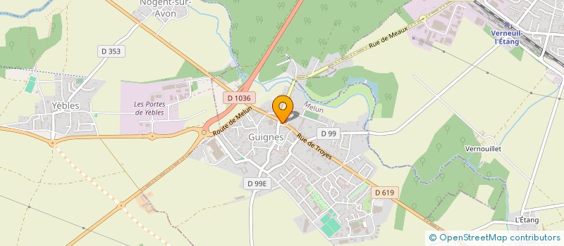 localisation de l'entreprise MP BATIMENT  OZOUER-LE-VOULGIS