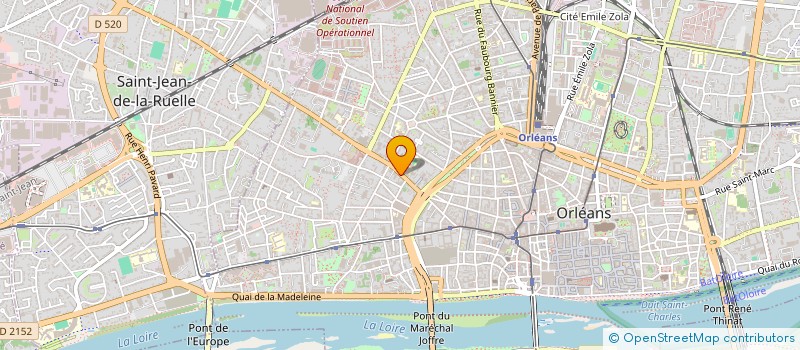 localisation de l'entreprise MP CAPITAL à ORLEANS