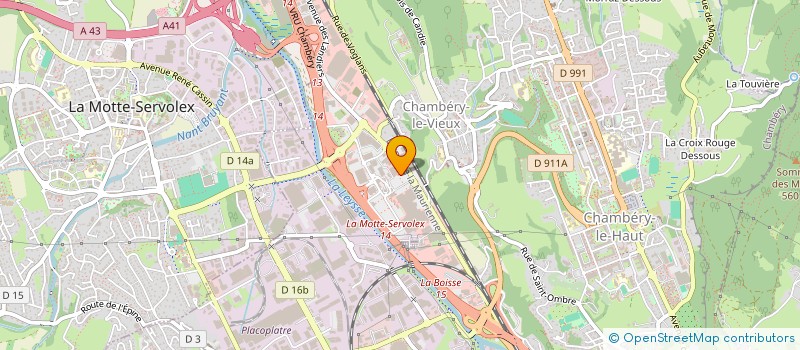 localisation de l'entreprise MP CASH  CHAMBERY