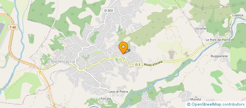 localisation de l'entreprise MP CHRONO RACING à BASTELICACCIA