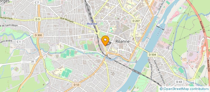 localisation de l'entreprise MP CLEAN à ROANNE