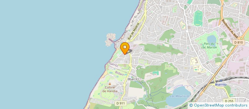 localisation de l'entreprise MP & CO  BIARRITZ