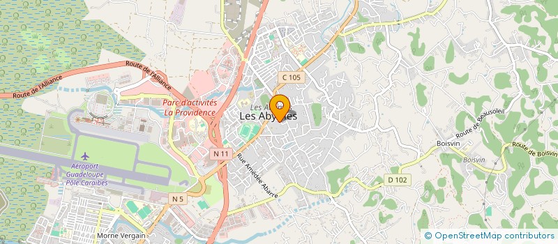 localisation de l'entreprise MP COEUR D'AZUR 5 à LES ABYMES
