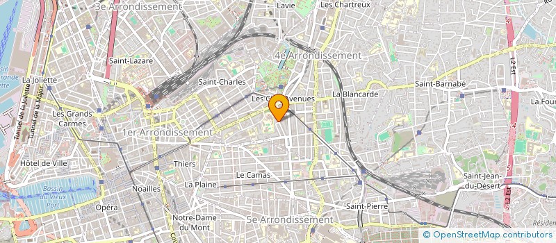 localisation de l'entreprise MP COMMUNICATION à MARSEILLE