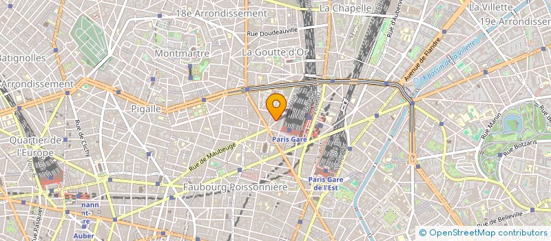 localisation de l'entreprise MP COMMUNICATIONS à PARIS