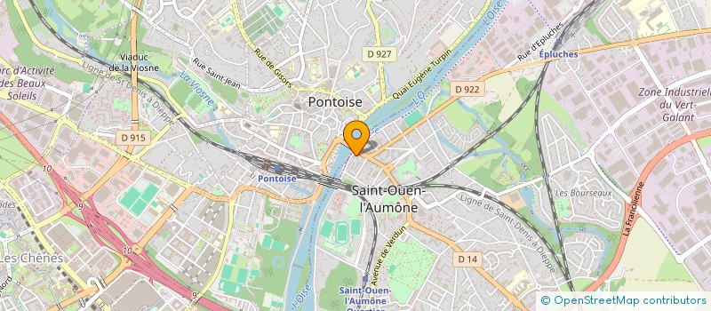 localisation de l'entreprise MP CONCEPT à SAINT-OUEN-L'AUMONE
