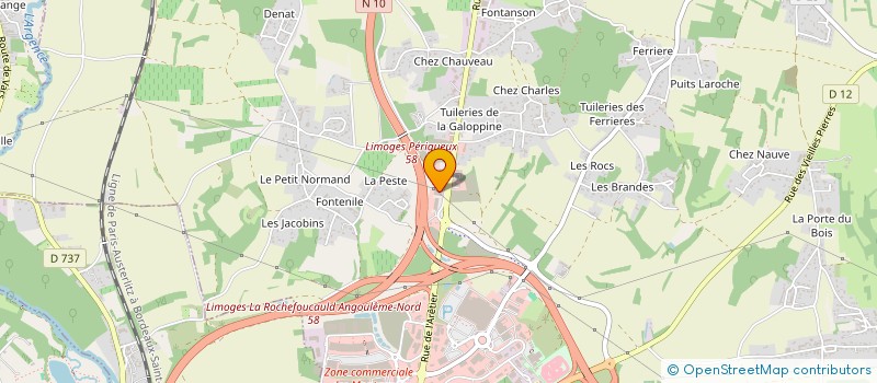 localisation de l'entreprise MP CONCEPT à CHAMPNIERS