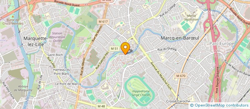 localisation de l'entreprise MP CONCEPT DECO à MARCQ-EN-BARŒUL