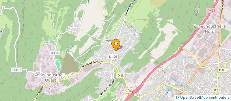 localisation de l'entreprise MP CONCEPTION à OYONNAX