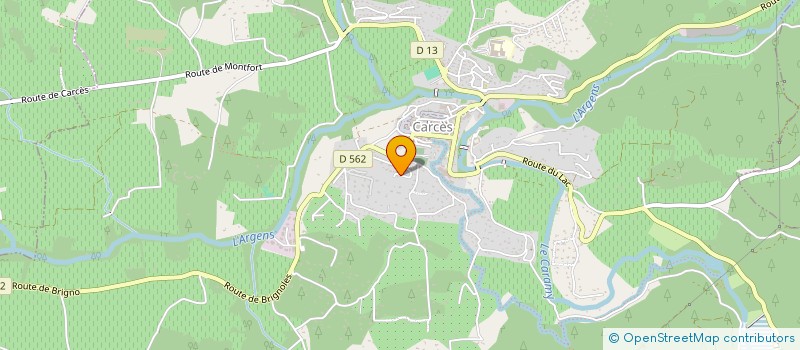 localisation de l'entreprise MP CONFORT à CARCES