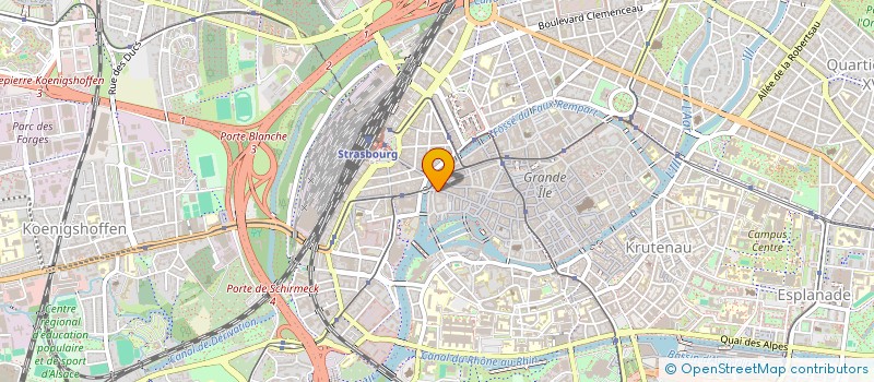 localisation de l'entreprise MP CONNEXION à STRASBOURG