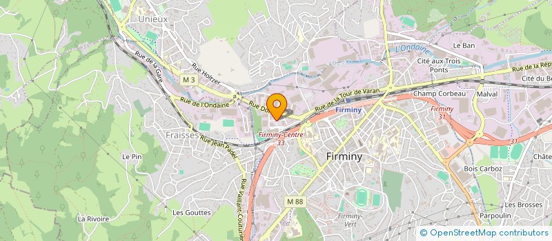 localisation de l'entreprise MP CONSEIL à FIRMINY
