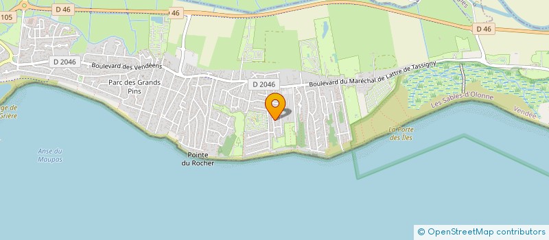 localisation de l'entreprise MP CONSEIL à LA TRANCHE-SUR-MER