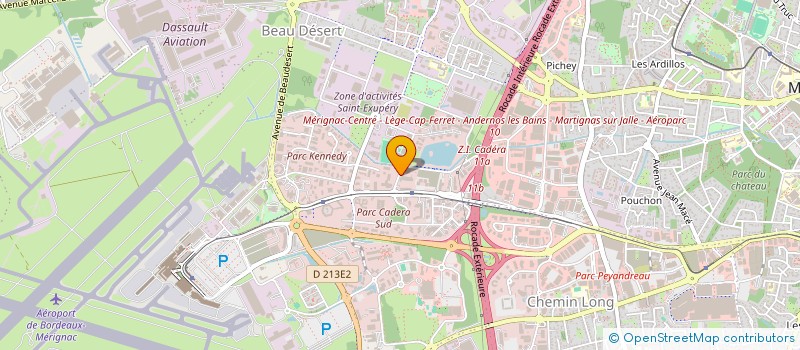 localisation de l'entreprise MP CONSEIL NOUVELLE AQUITAINE  MERIGNAC