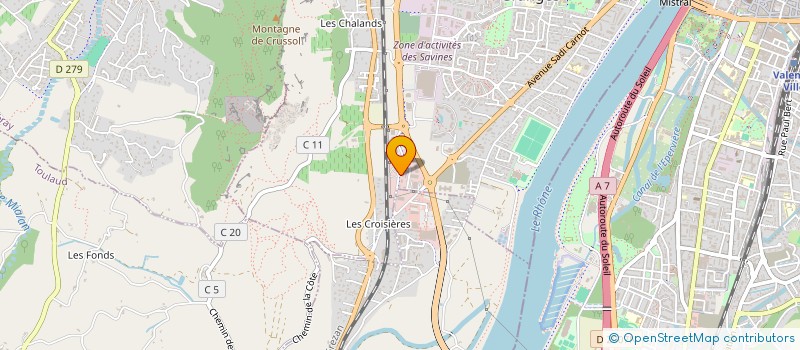 localisation de l'entreprise MP CONSTRUCTIONS  GUILHERAND-GRANGES