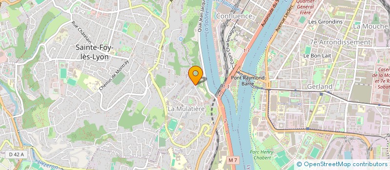 localisation de l'entreprise MP CONSTRUCTIONS  LA MULATIERE