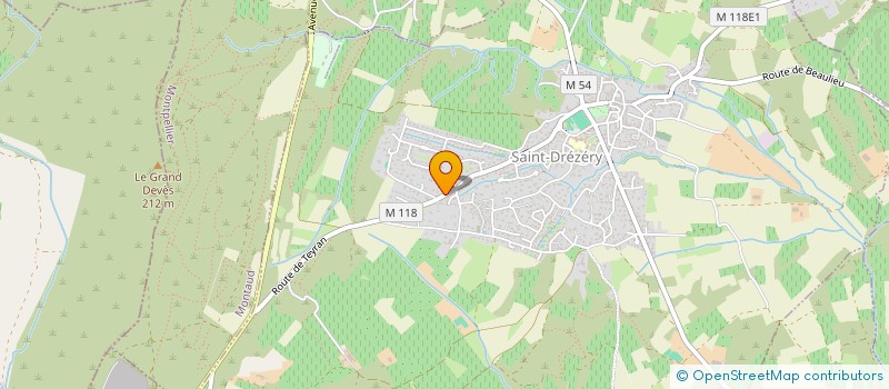 localisation de l'entreprise MP CONSULTING 34  SAINT-DREZERY