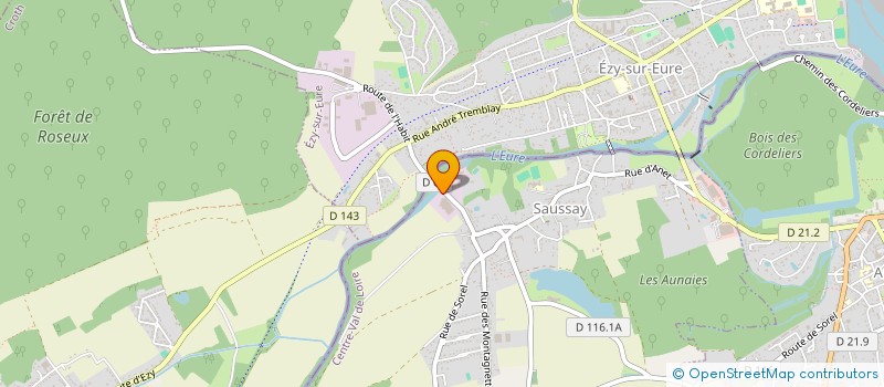 localisation de l'entreprise MP CONSULTING à SAUSSAY