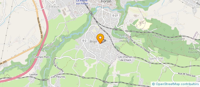 localisation de l'entreprise MP CONSULTING  LA ROCHE-SUR-FORON