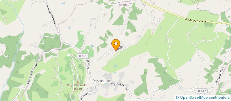 localisation de l'entreprise MP CONSULTING  YSSANDON