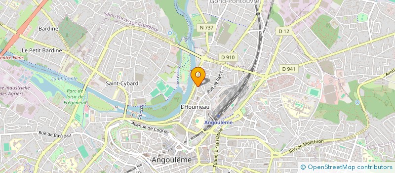 localisation de l'entreprise MP CORDES à ANGOULEME