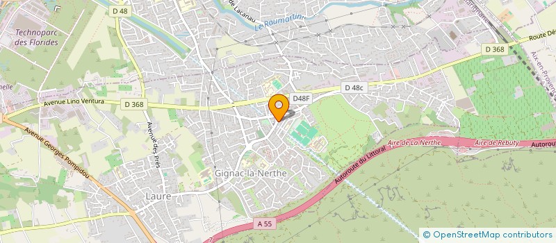 localisation de l'entreprise MP CREATIVE à GIGNAC-LA-NERTHE