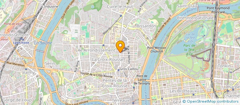 localisation de l'entreprise MP CROIX ROUSSE  LYON