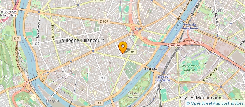 localisation de l'entreprise MP DATA TECHNOLOGIES  BOULOGNE-BILLANCOURT