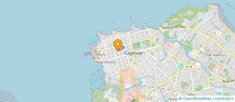 localisation de l'entreprise MP.DEALS à CAYENNE