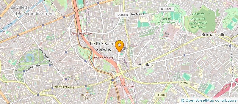 localisation de l'entreprise MP DESIGN à LE PRE-SAINT-GERVAIS
